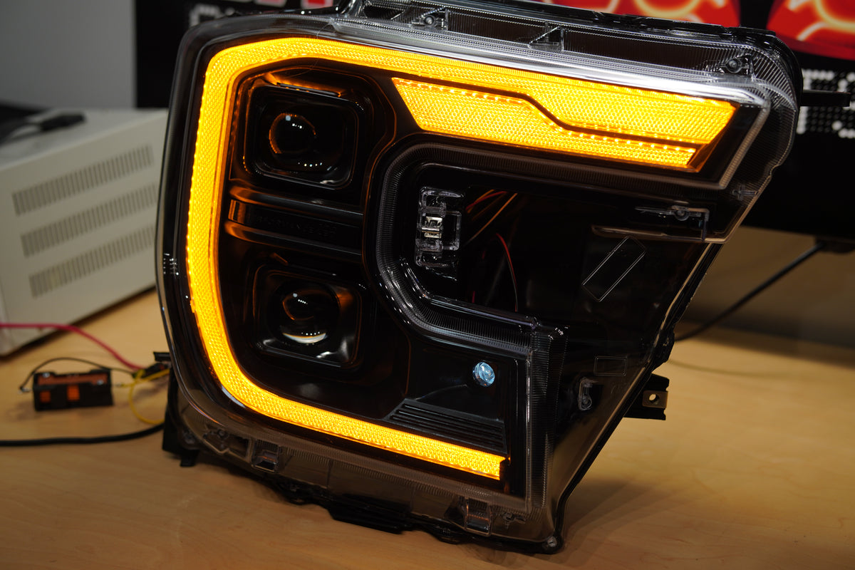 Ford Ranger Next Gen T9 XL XLS 2020 - onwards LED Sequential DRL Black ...
