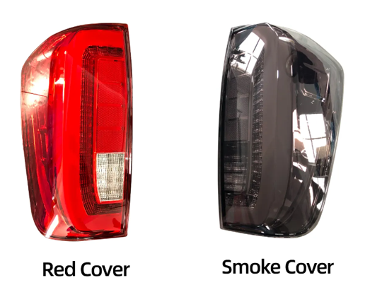 Nissan Navara NP300 D23 2015-2020 Smoked Full LED 3 Bar Tail Lights Smoked OR Red Lens Option