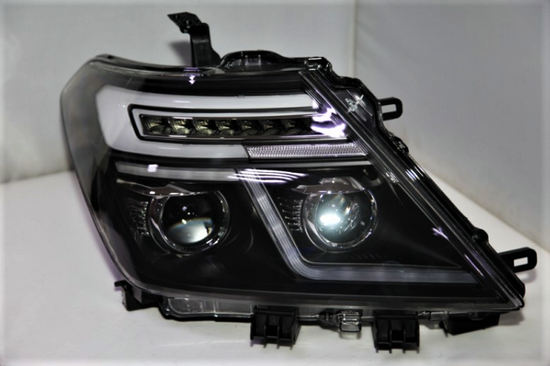 Nissan Patrol 2012-2018 Y62 Projector LED Black Headlights with DRL and ...