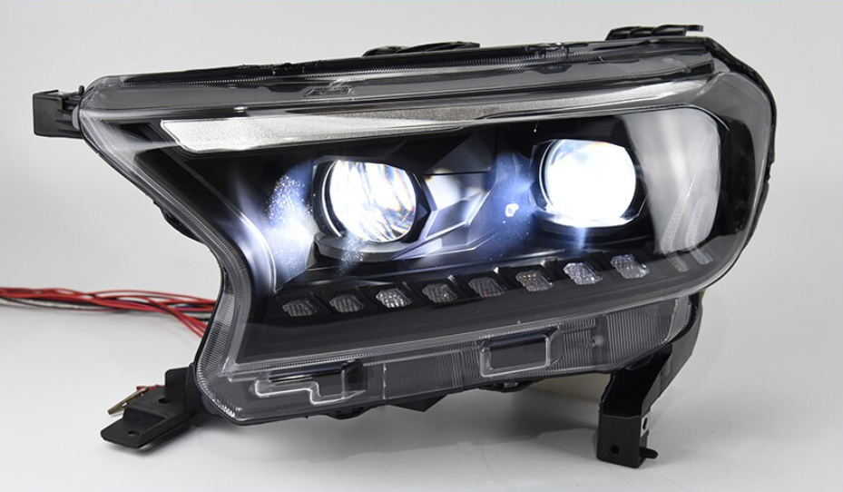 Ford Ranger Matrix Projector Headlights LED DRL Turn Signal Wildtrak 2 –  Dan's Custom Car Lights