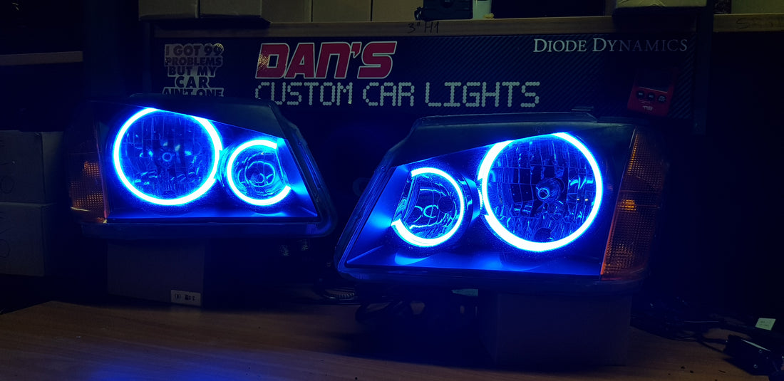Holden RC Colorado Headlights with Multicolored Halo Rings