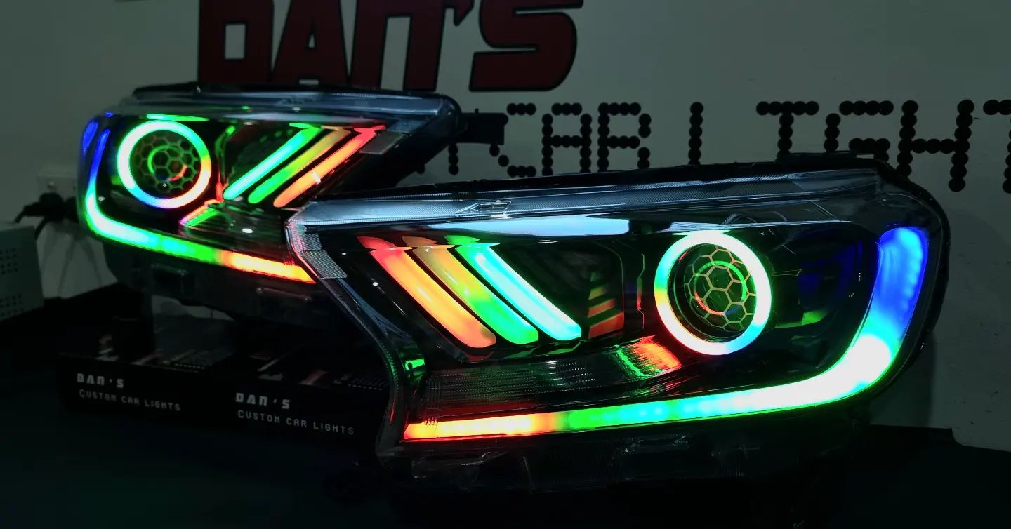 Custom led deals headlights