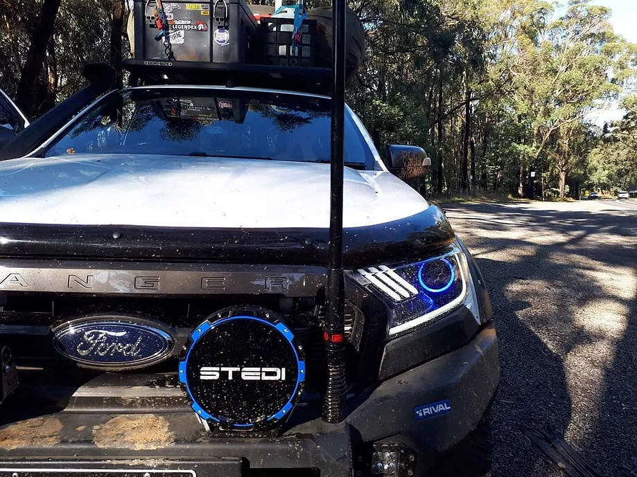 Ford Ranger PX2/PX3/Wildtrak Mustang Style Projector Headlights w/ RGB ...