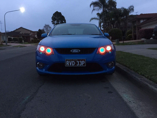 Bf Demon R Falcon Ford Falcon FG XR6/XR8 MK1/MK2 Headlights with Quad Projectors, Quad ...