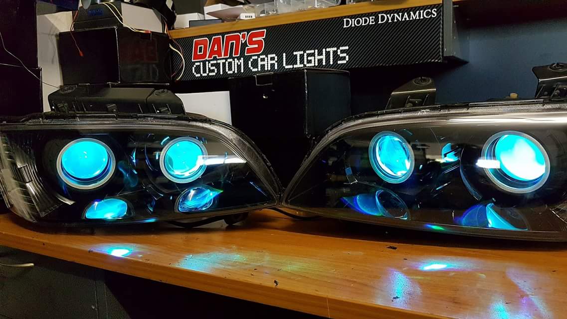 Holden VE Commodore S1 SSV Headlights with Quad Projectors, Quad