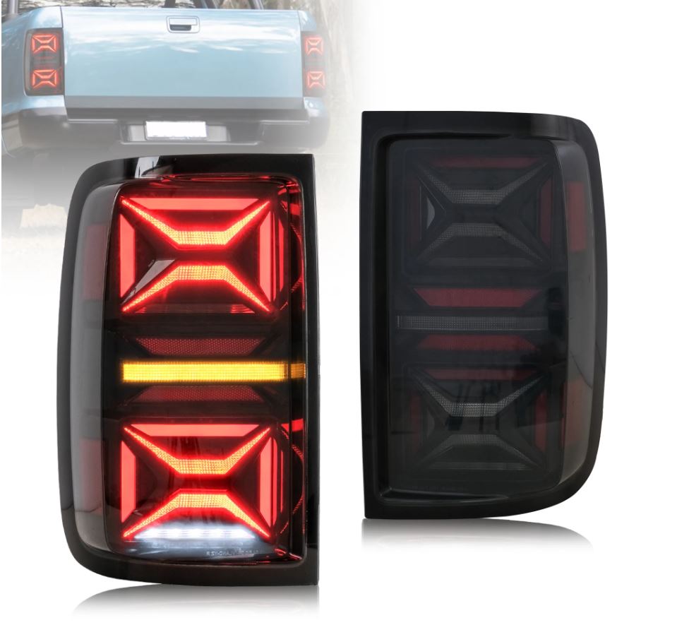 Volkswagen Amarok 2010-2021 Full LED Tail Lights With Sequential Turn Indicator