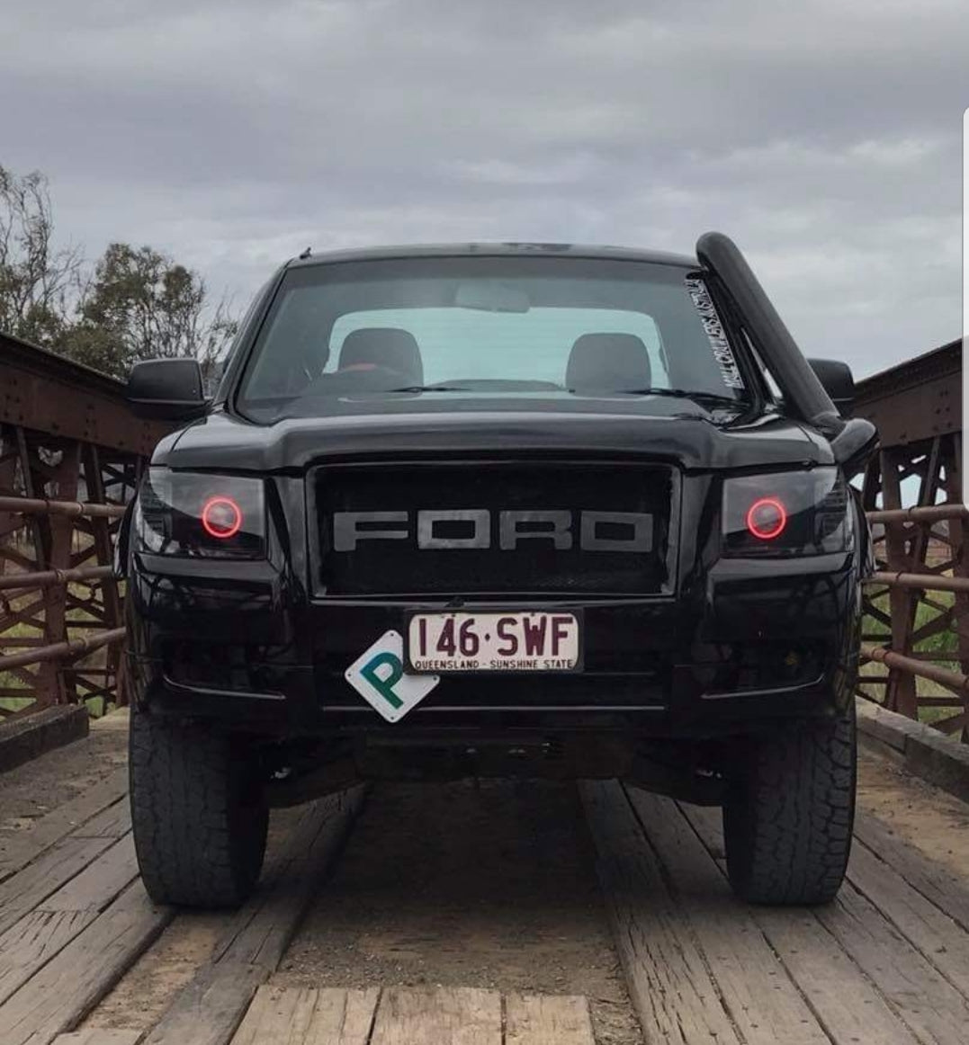 Ford RANGER PJ with Projectors and Multicoloured Halo rings | Dan's ...