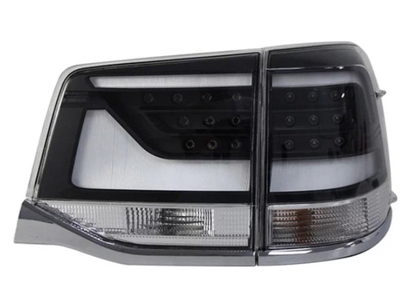 Toyota Landcruiser 200 Series Chrome Tail lights 2015-2021 Facelift – Dan's  Custom Car Lights