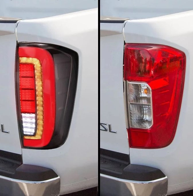 Nissan Navara NP300 D23 20152020 Smoked Full LED 3 Bar Tail Lights Sm
