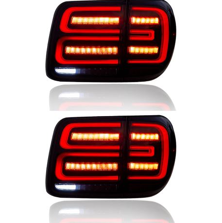Nissan Patrol Y62 2010-2021 Smoked LED Tail Lights Start up Mode B Light